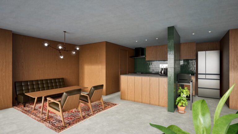 リフォーム後のおしゃれなリビング